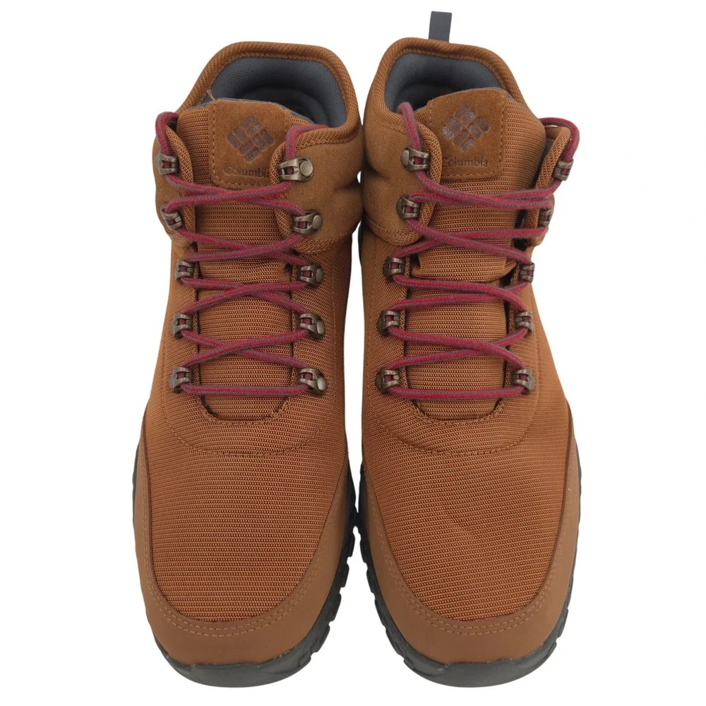 Columbia Fairbanks Mid Boots Mens 11 Tan Waterproof Hiking Omni-Tech Cushion NEW